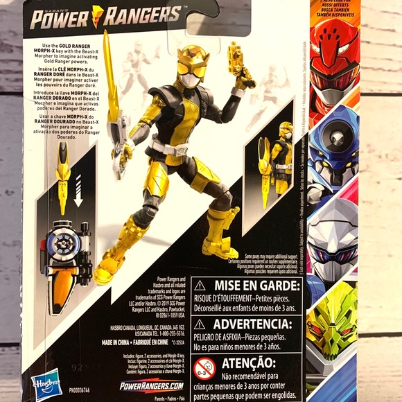 Gold Ranger Beast Power Rangers - Picture 2 of 2